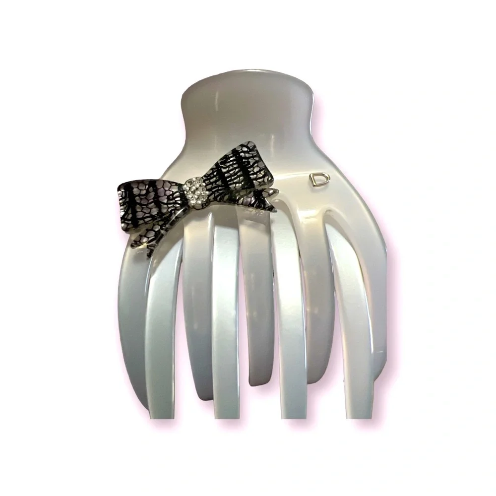 HUGE 1980’s Devisage Paris Luxury Hair Claw, Made in France, Deadstock NEW